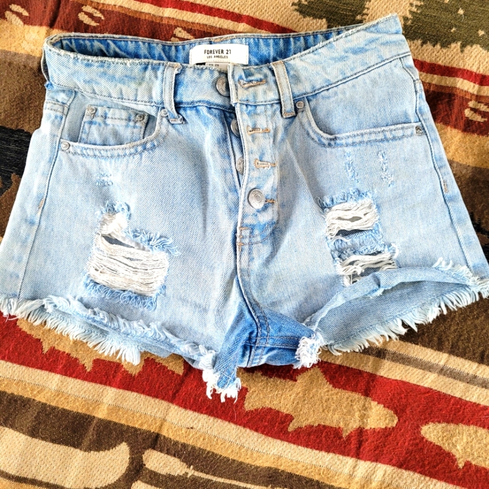 Forever 21 denim shorts